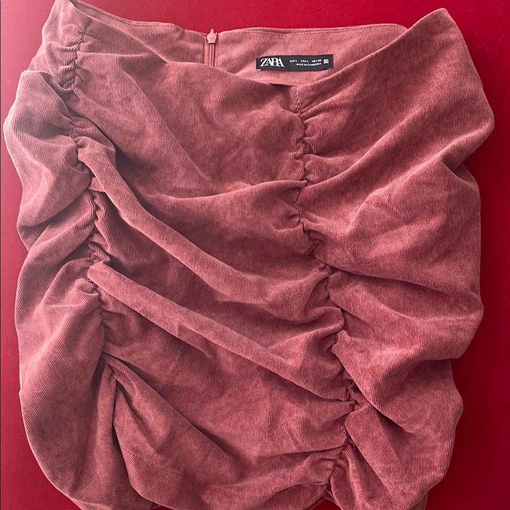 Zara Pink Bubble Mini Skirt for Night Out - Picture 4 of 6